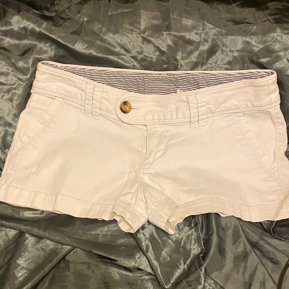 Women's red camel White Casual Shorts